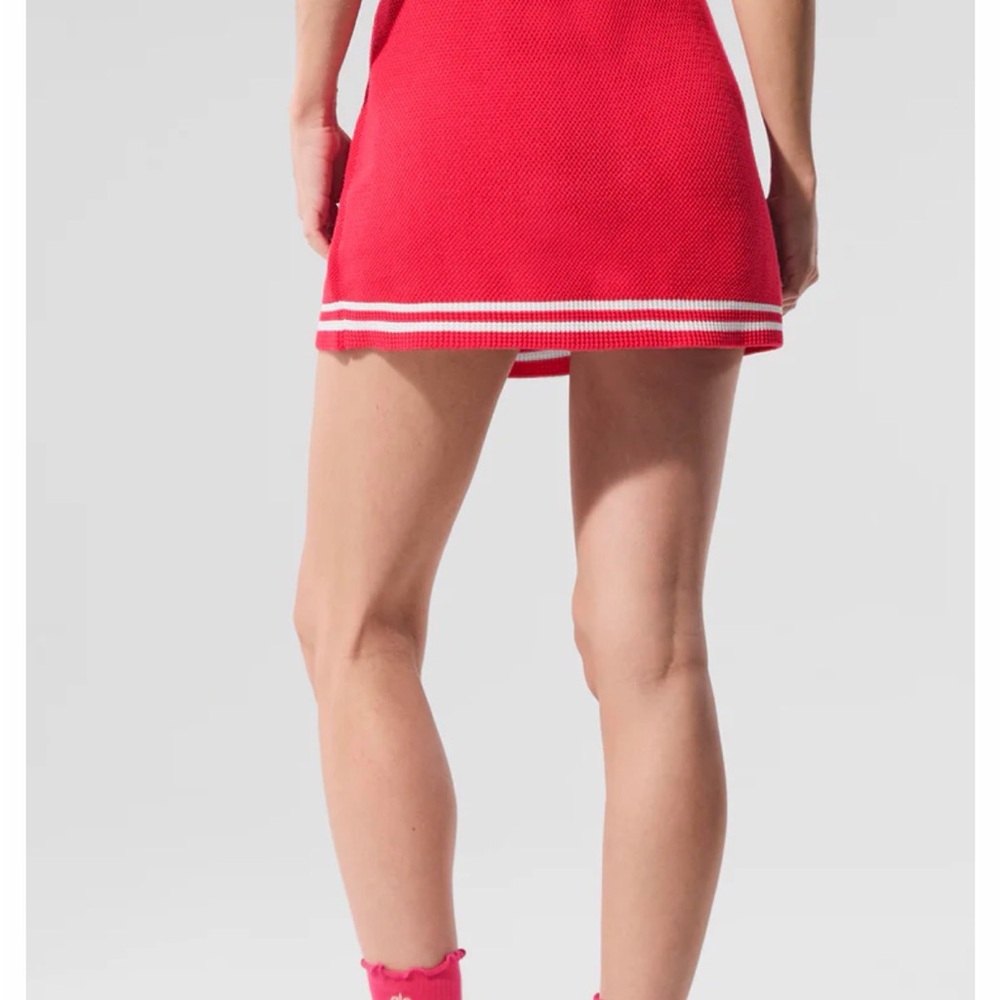 ALO Yoga Red Mini Skirt